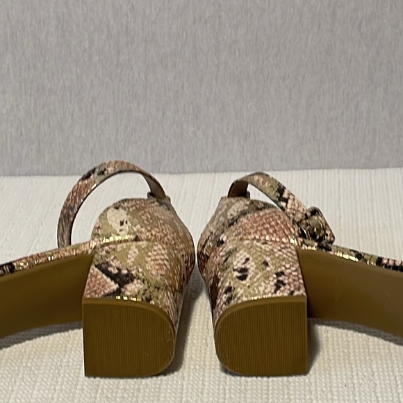 Y. Not?. Snake skin, heel sandals. 9M - Picture 6 of 9